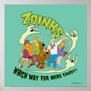 Affiche Scooby Which Way for More Candy ?