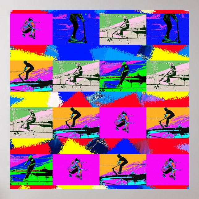 Affiche Scoot - Stunt Scooter Rider (Devant)