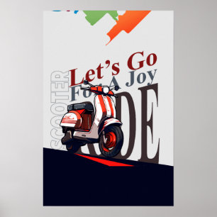 Affiche Scooter Lets Go