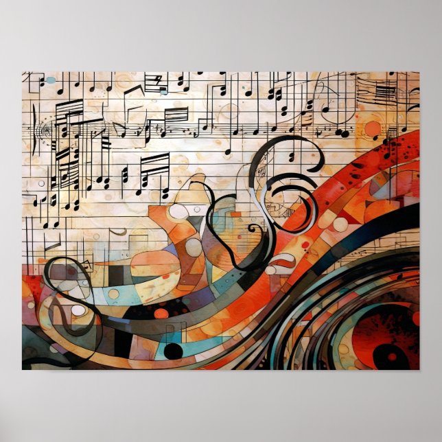 Affiche Score de musique grunge (Devant)