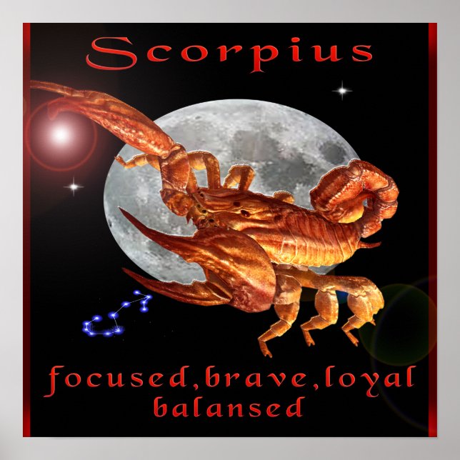 Affiche scorpio (Devant)
