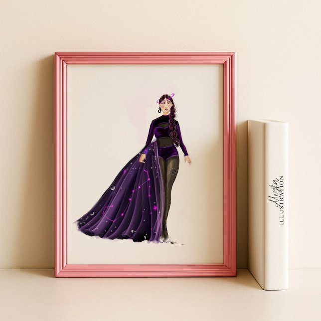 Affiche Scorpio Astrology Art | Celestial Zodiac Illustrat (Créateur téléchargé)