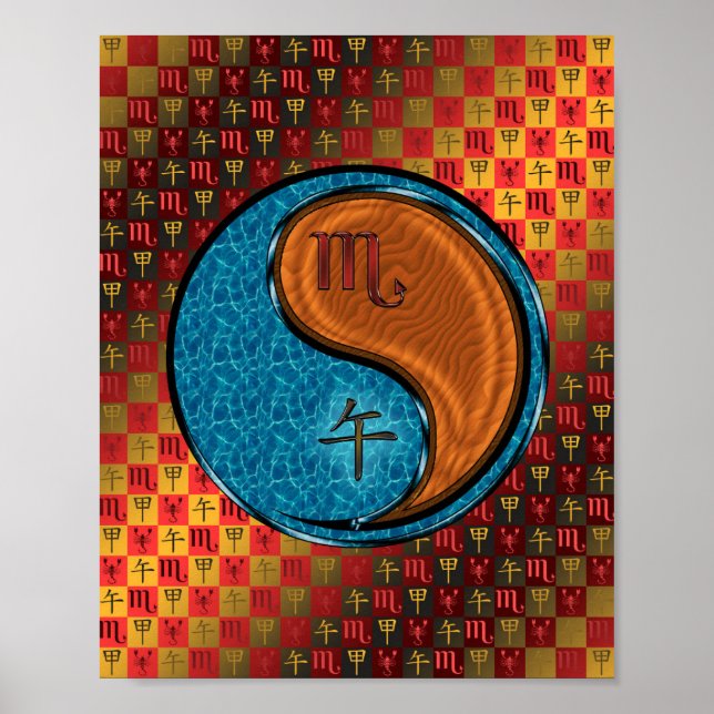 Affiche Scorpio & Bois Horse (Devant)