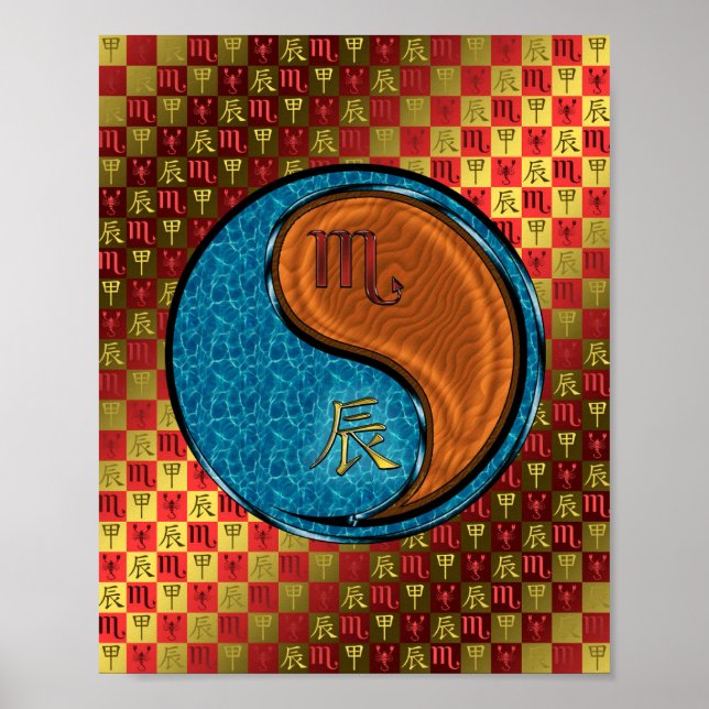 Affiche Scorpio & Dragon de Bois (Devant)