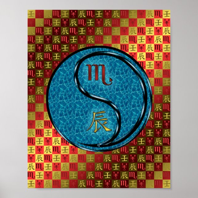 Affiche Scorpio & Dragon d'eau (Devant)