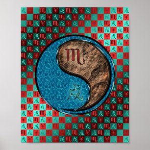 Affiche Scorpio & Earth Dog