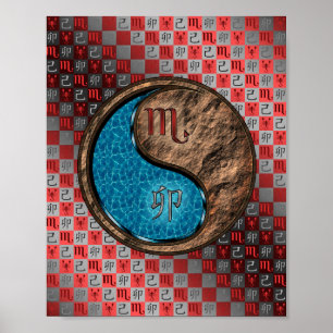 Affiche Scorpio & Earth Rabbit