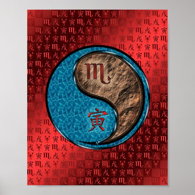 Affiche Scorpio & Earth Tiger (Devant)