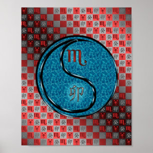 Affiche Scorpio & Eau Rabbit