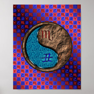 Affiche Scorpio et Ox de la Terre