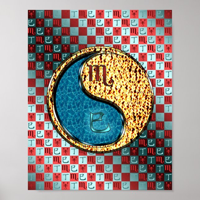 Affiche Scorpio et serpent de feu (Devant)