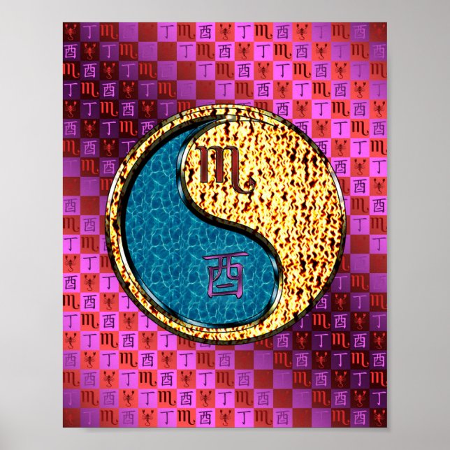 Affiche Scorpio & Fire Rooster (Devant)
