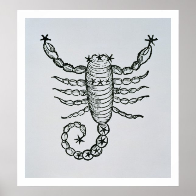 Affiche Scorpio (le Scorpion) une illustration de 'P (Devant)