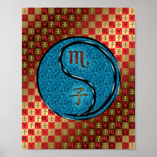 Affiche Scorpio & Rat d'eau