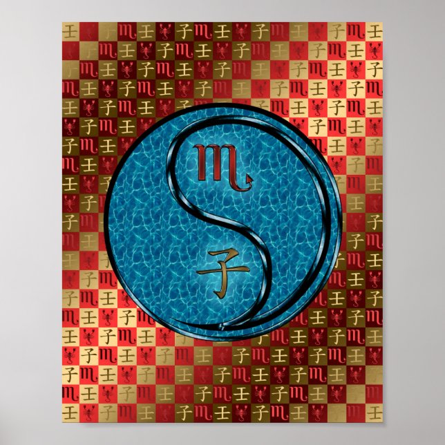 Affiche Scorpio & Rat d'eau (Devant)