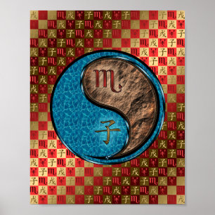 Affiche Scorpio & Rat Terre