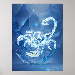 Affiche Scorpio, signe zodiaque