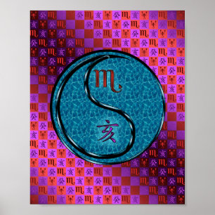 Affiche Scorpio & Water Boar