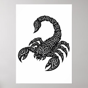 Affiche Scorpion Sigil du Scorpion — Encre Mythique du Zod