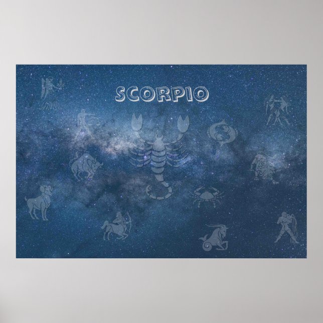 Affiche Scorpion transparent (Devant)