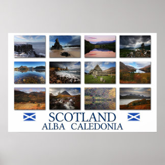 Affiche Scotland - Écosse - Ecosse - Caledonia