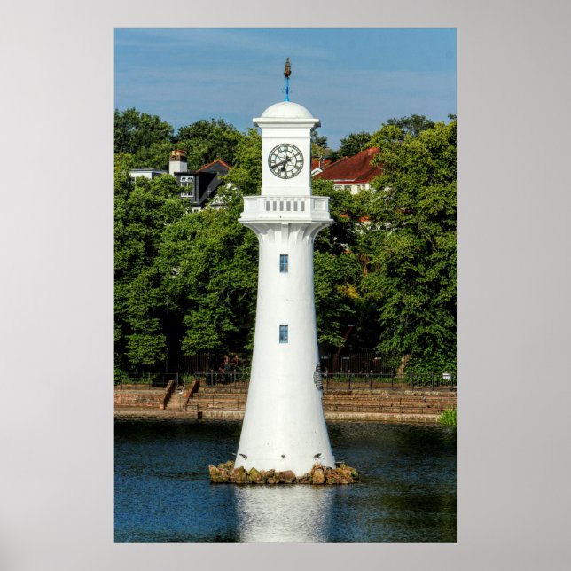 Affiche Scott Memorial, Roath Park Lake, Cardiff, Pays de  (Devant)