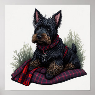 Affiche Scottish terrier dog