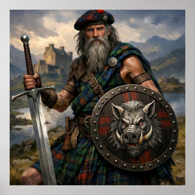 Affiche Scottish Warrior (Devant)