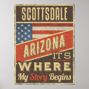 Affiche Scottsdale Arizona