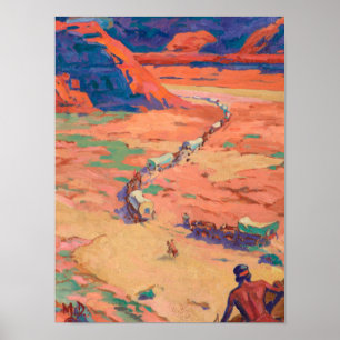 Affiche Scouter les intrus par Maynard Dixon