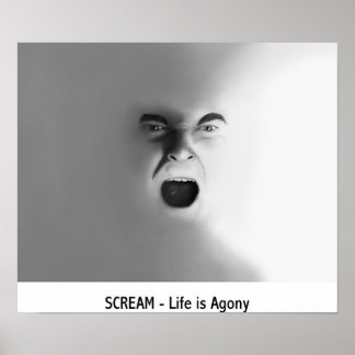 Affiche SCREAM - La vie est agonie