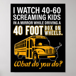 Affiche Screaming Kids Drive Box O