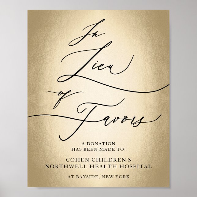 Affiche Script De Calligraphie En Lieu Et Place Des Faveur (Devant)