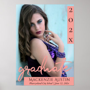 Affiche Script de corail   Gardien photo tendance Grad