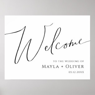 Affiche Script minimaliste Whimsical