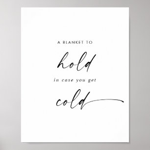 Affiche Script moderne Une couverture pour tenir mariage F