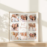 Affiche Script Rose or tendance Faux | Meilleures photos d<br><div class="desc">Cette affiche branchée présente huit de vos photos préférées de vous et de votre bestie ! Les mots "meilleurs amis" apparaissent dans l'or faux rose look script moderne,  et il y a place pour ajouter le nom de vous et votre meilleur ami sur un arrière - plan blanc.</div>