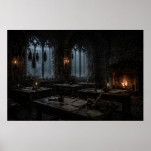 Affiche Scriptorium Hanté