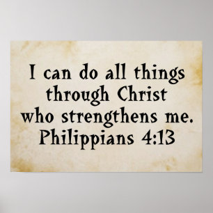 Affiche scripture philippins 4:13