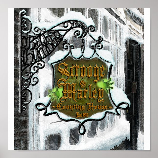 Affiche Scrooge&MarleySignScene (Devant)