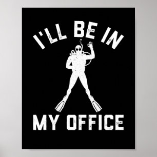 Affiche Scuba Diver Gift for Men Funny Scuba Diving Gift