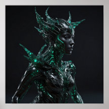 Sculpture 3D Essence de l'intelligence artificiell