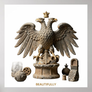 Affiche Sculpture Antique de l'Ère Hellénistique Aigle Sac