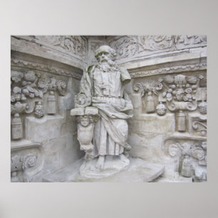Affiche Sculpture d'église