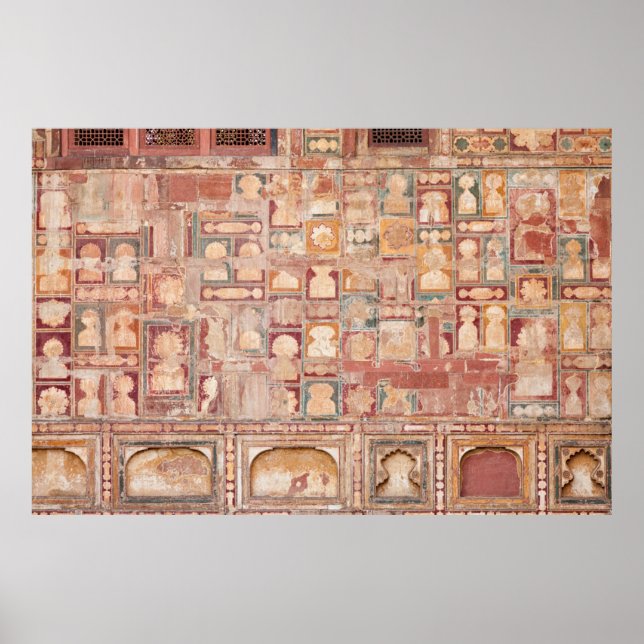 Affiche sculpture murale vintage (Devant)