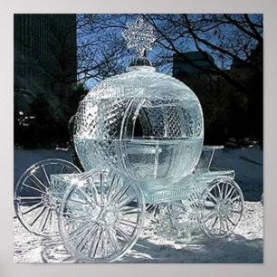 Affiche Sculpture sur glace