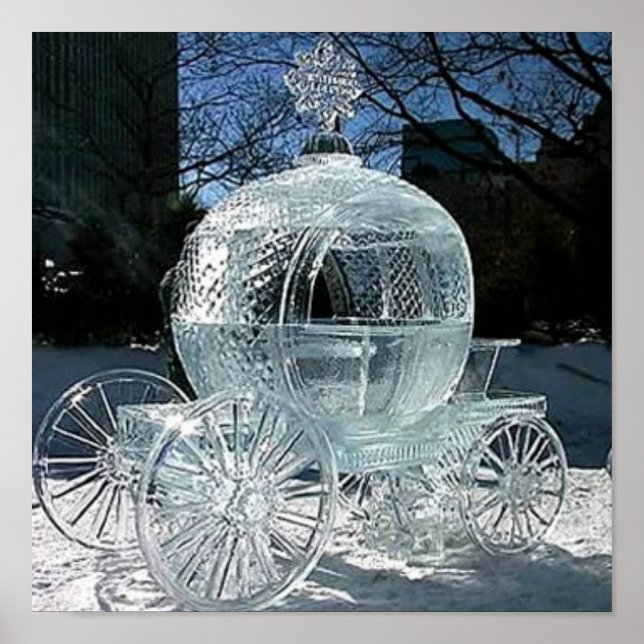 Affiche Sculpture sur glace (Devant)