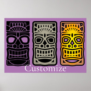 Affiche Sculptures Triple Tiki Thunder_Cove