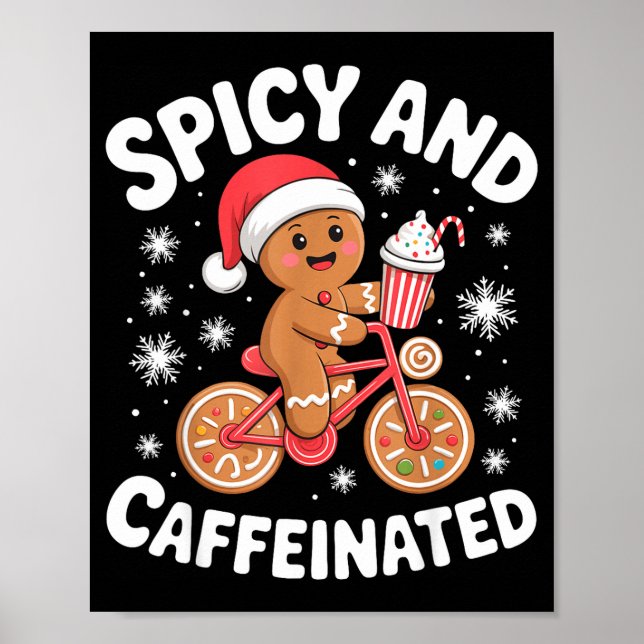 Affiche Scy And Caffeinated Gingerbread Funny Coffee Chris (Devant)