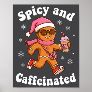 Affiche Scy Et Caféiné Pain D'épice Xmas Café Pour Wo